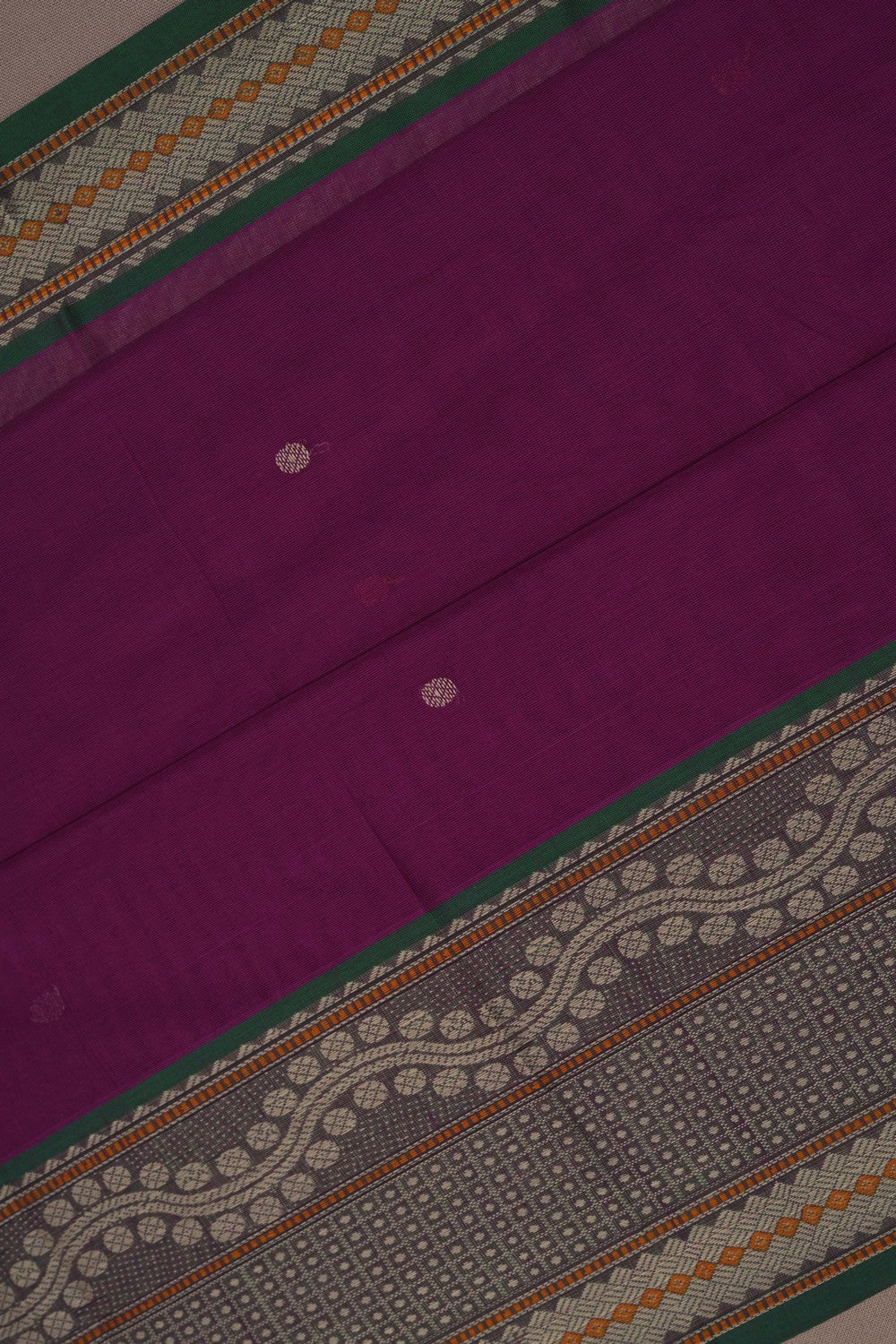 Image of Purple South Cotton Saree