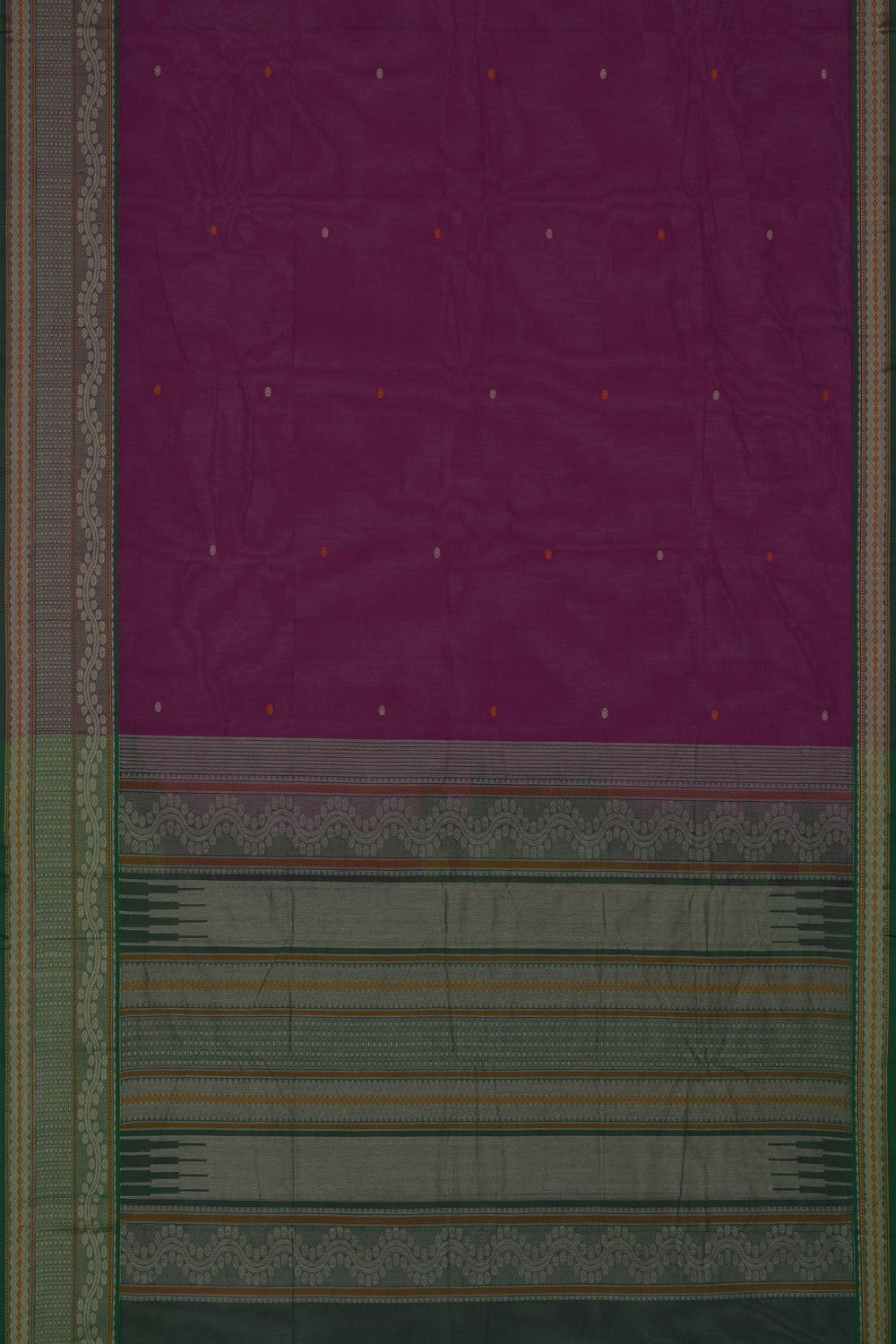 Image of Purple South Cotton Saree