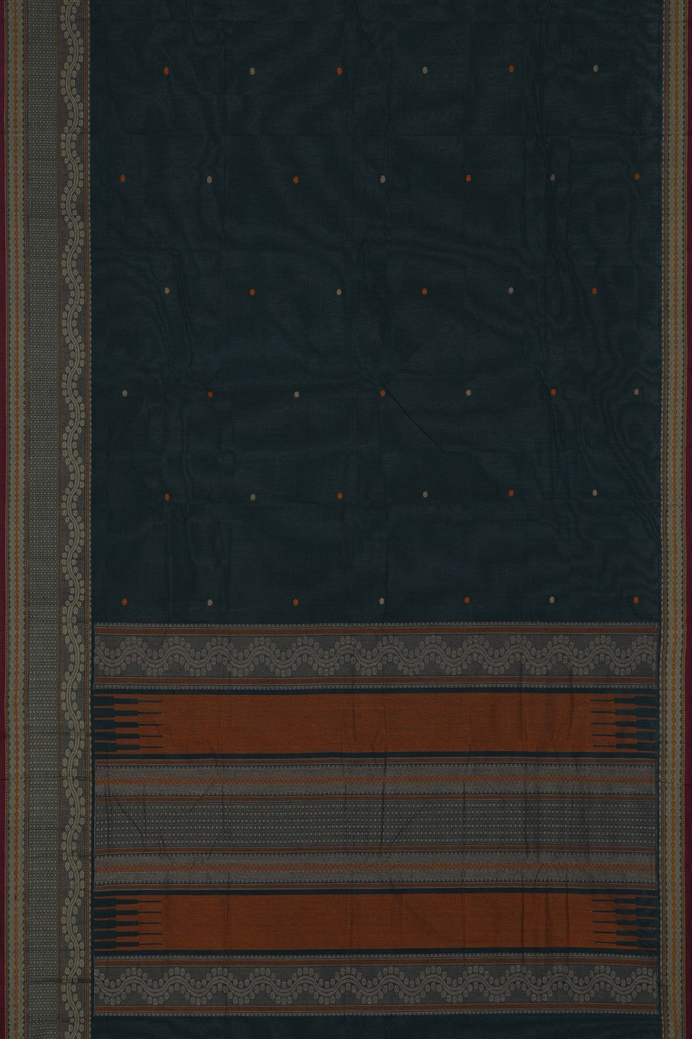 Image of Green South Cotton Saree