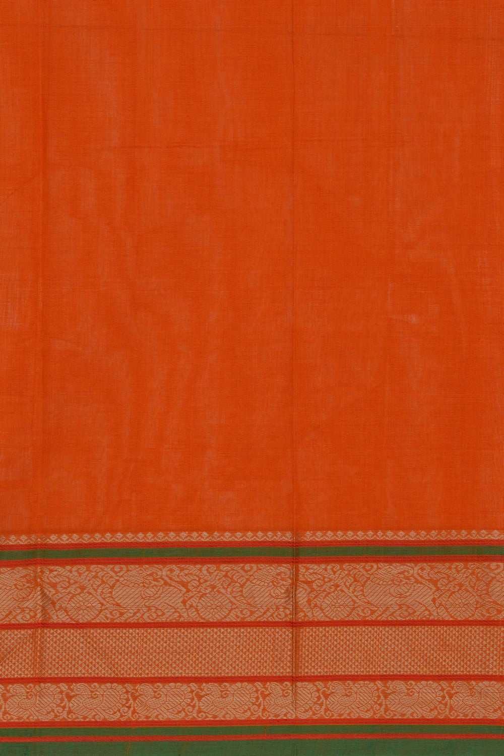 Image of Orange South Cotton Saree