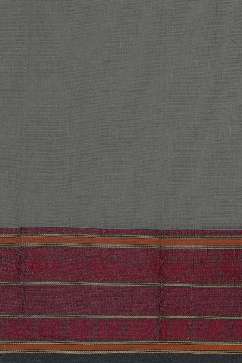 Image of Grey South Cotton Saree
