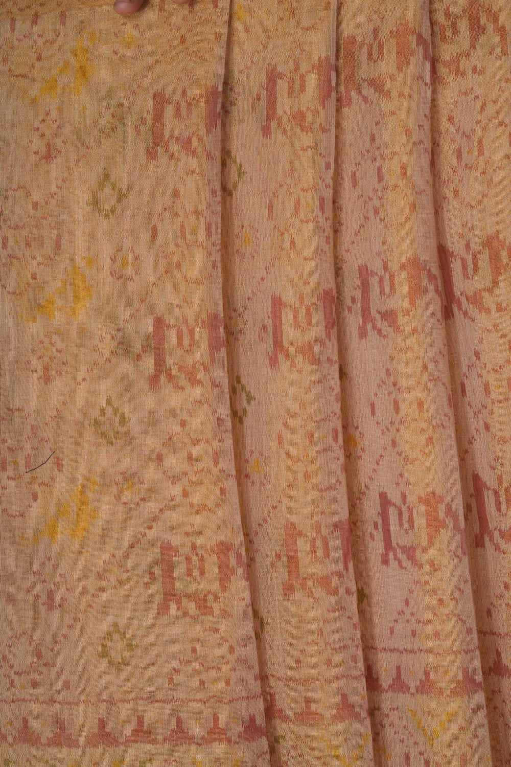 Image of Off-White Rajkot Tissue Silk Saree
