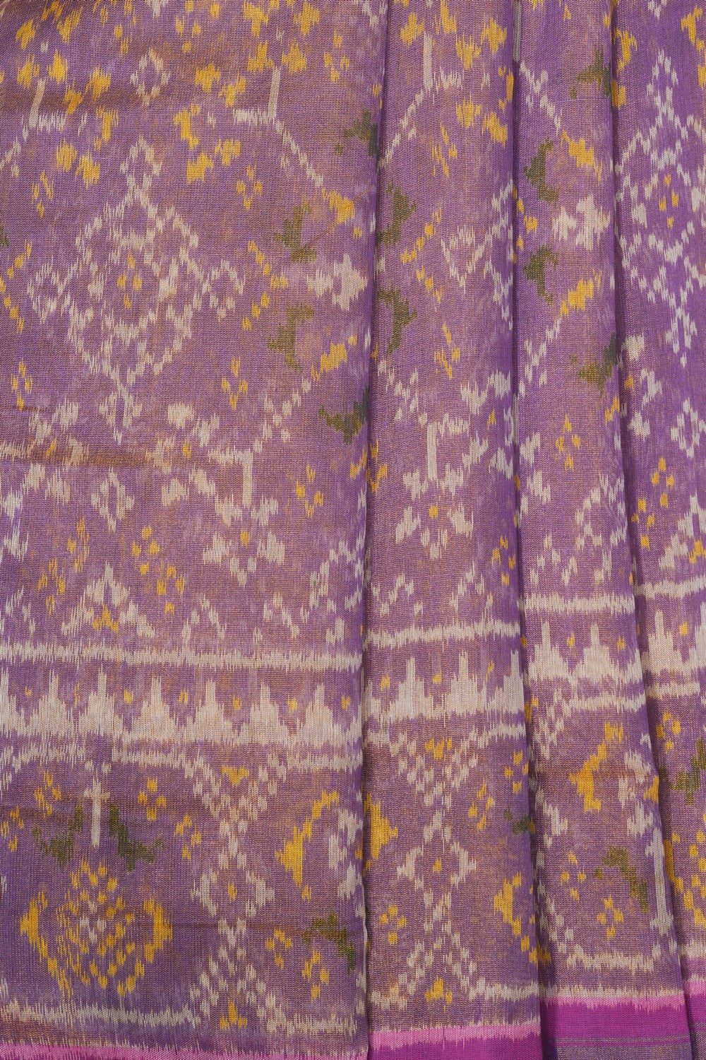 Image of Purple Rajkot Tissue Silk Saree