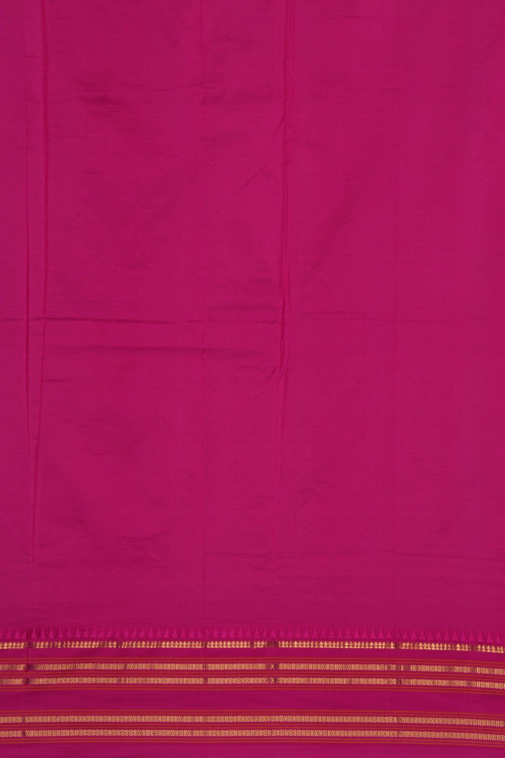 Image of Narayanpet Silk Mustard Saree