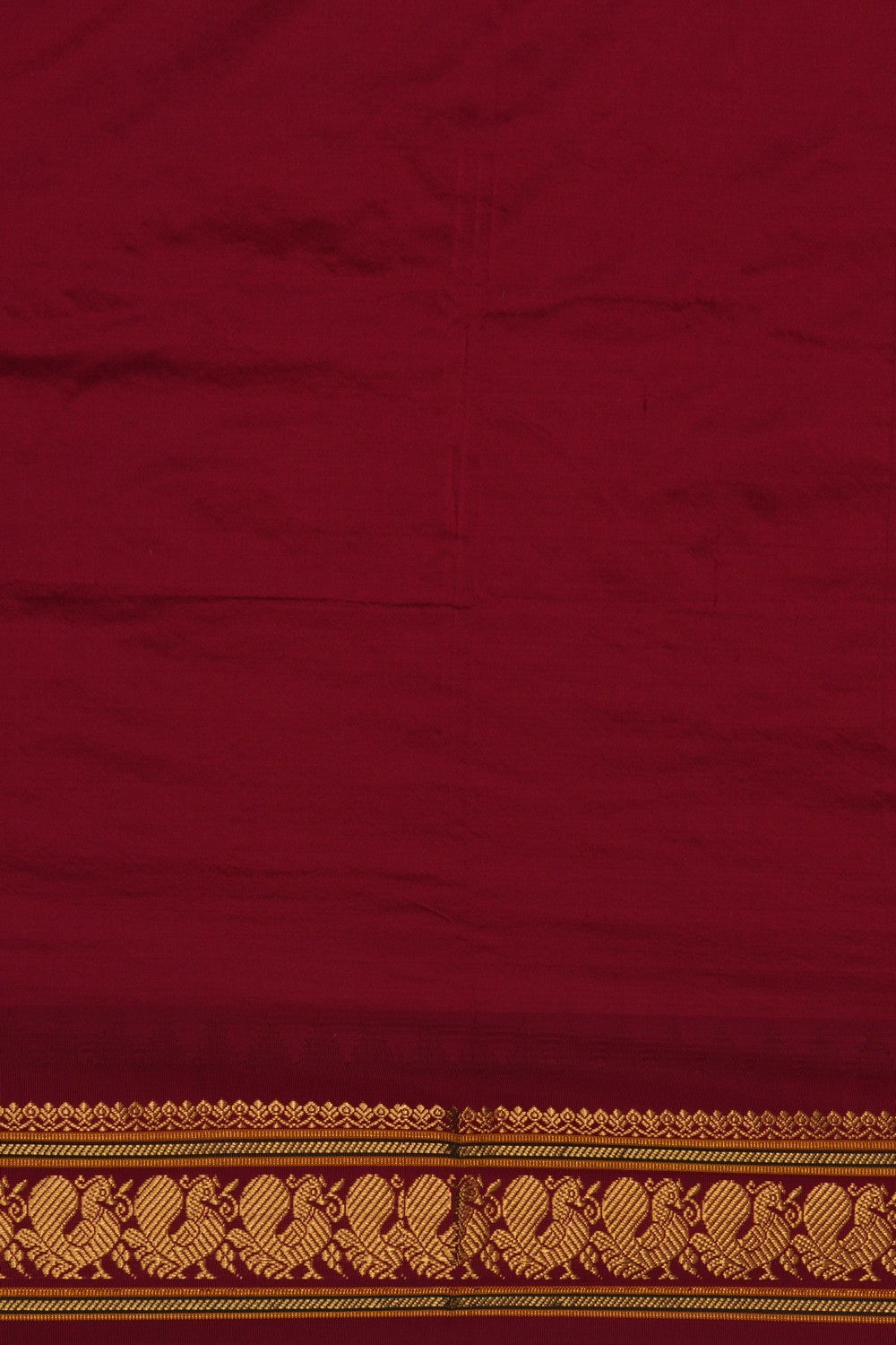 Image of Narayanpet Silk Cream Saree