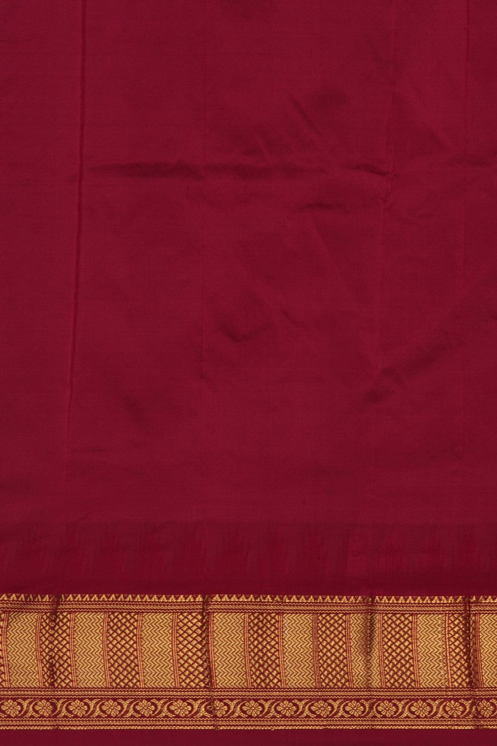 Image of Narayanpet Silk Mustard Saree