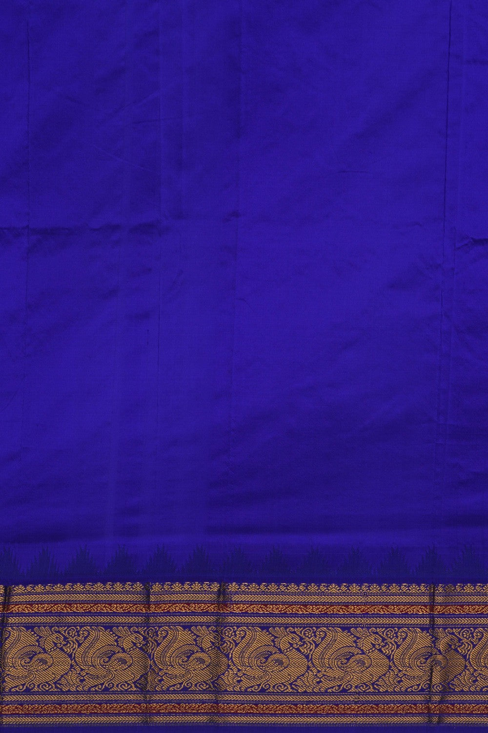 Image of Narayanpet Silk Cream Saree