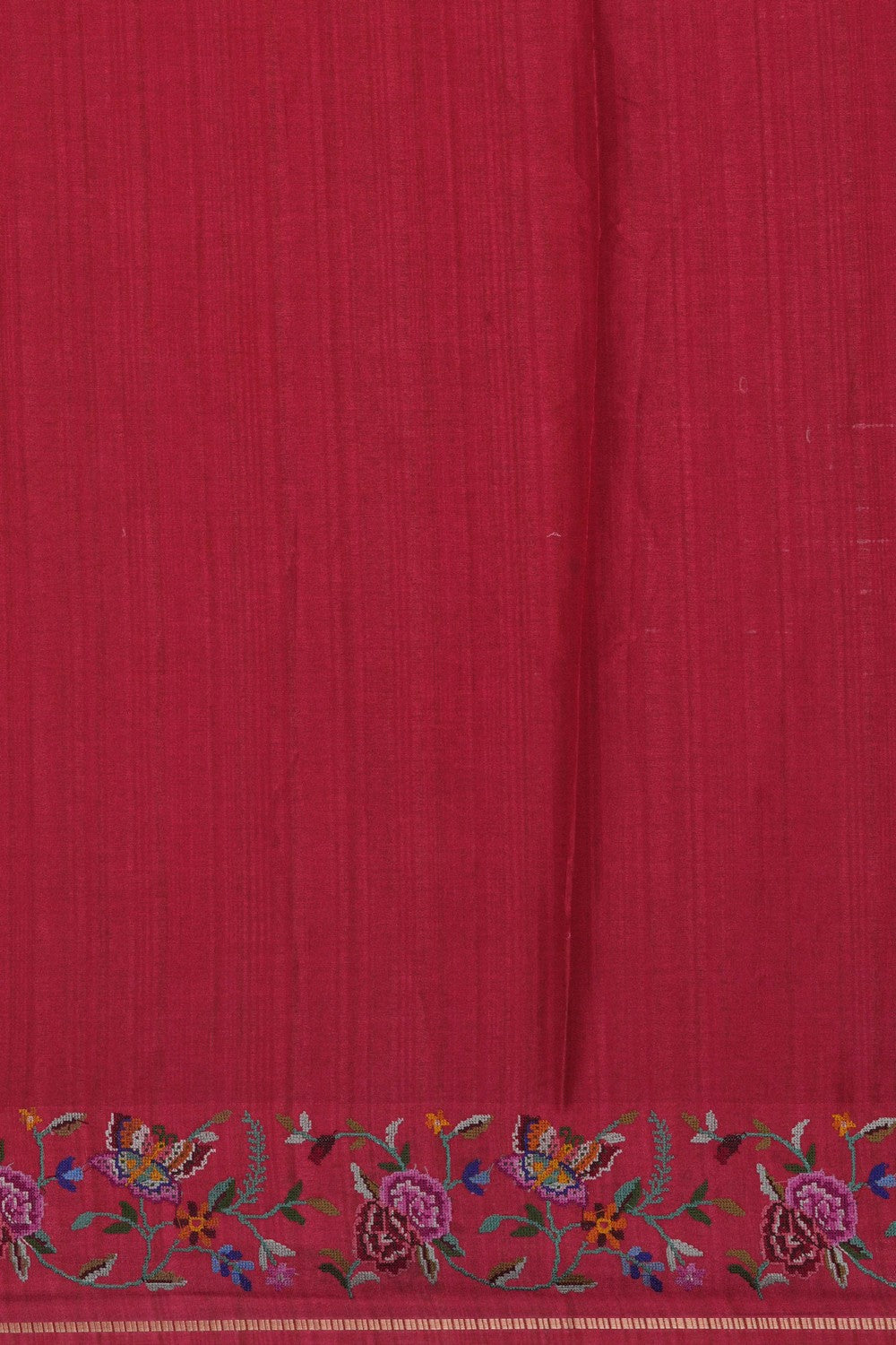 Image of Pink Embroidery Silk Saree