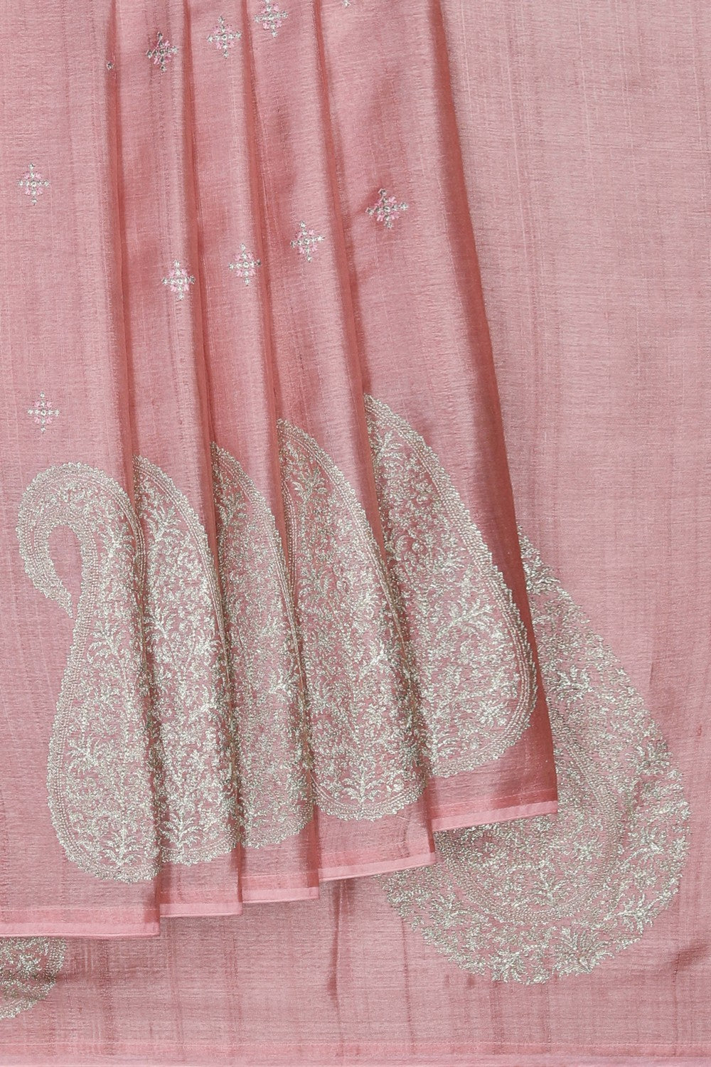 Image of A Pink Embroidery Saree