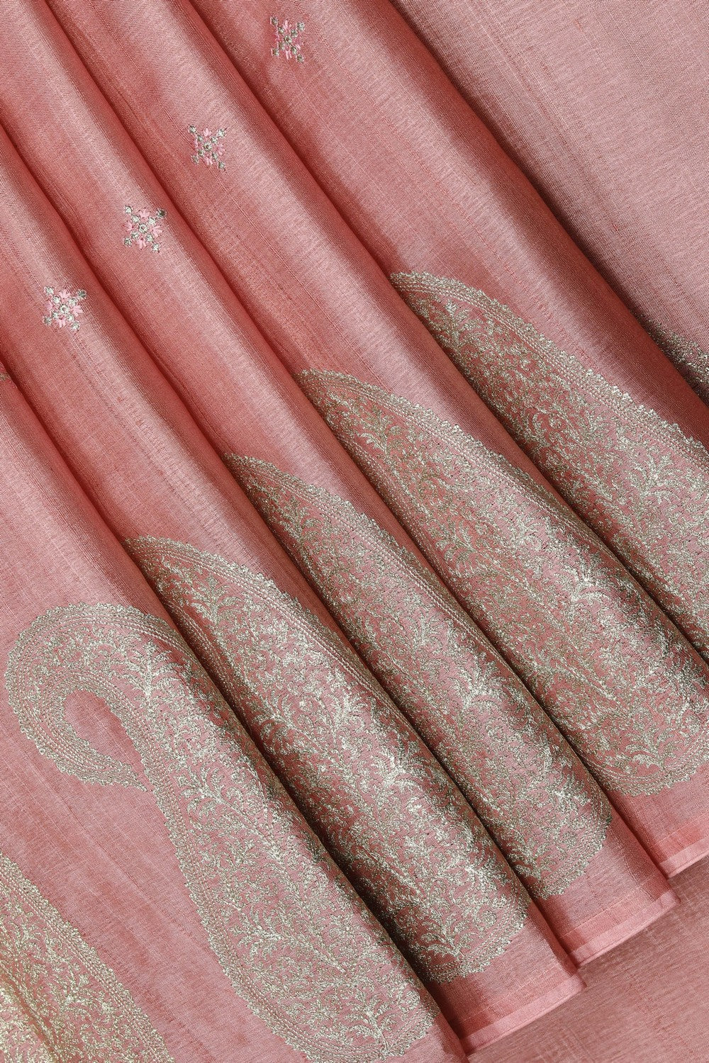 Image of A Pink Embroidery Saree