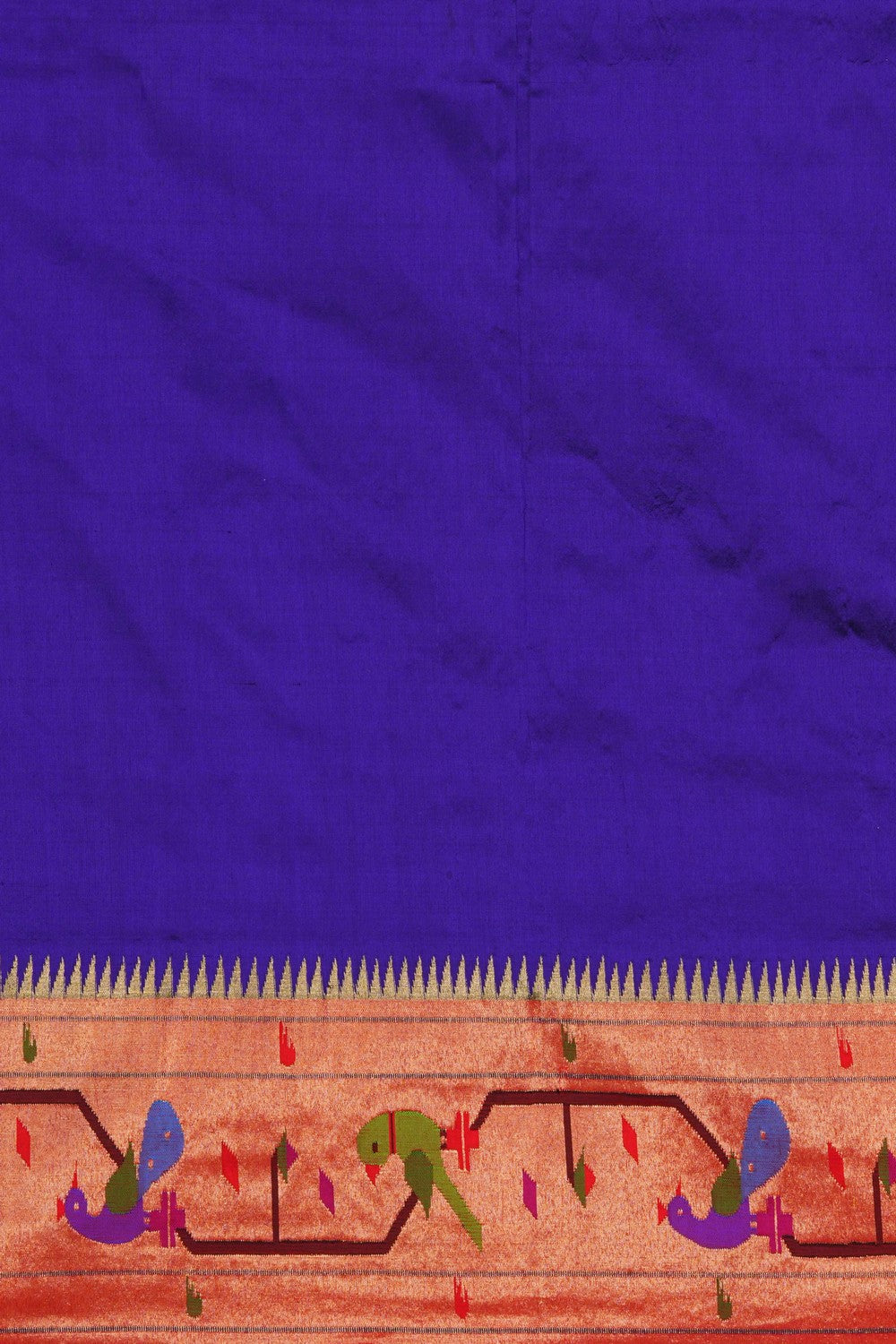 Image of Purple Paithani Tissue Silk Saree