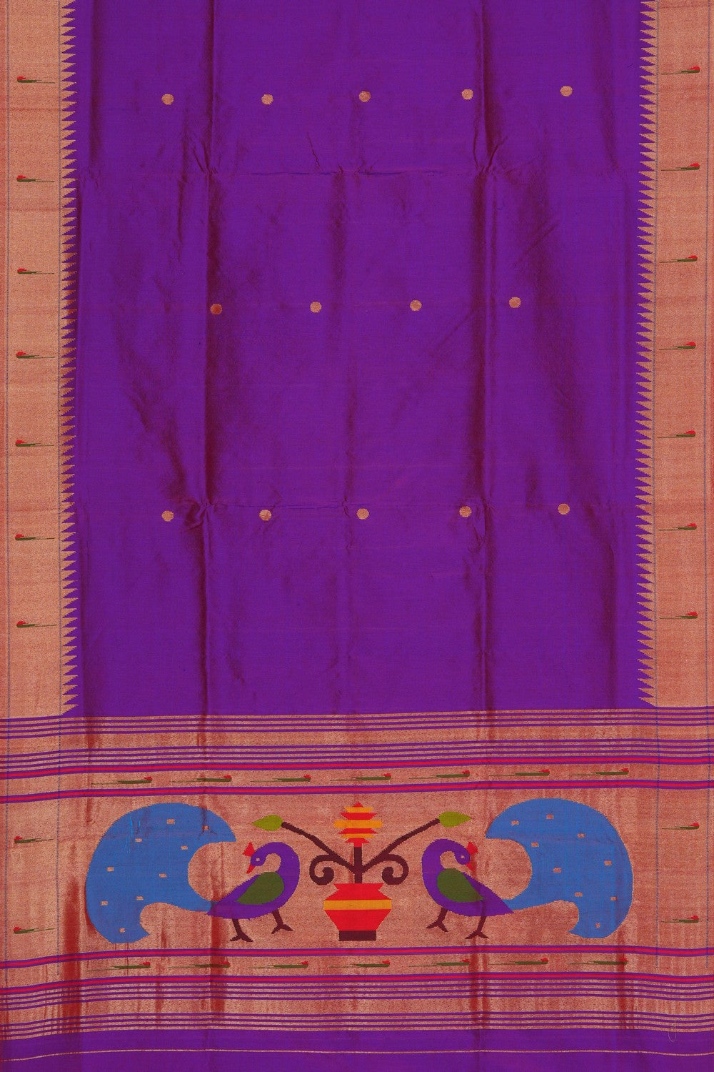 Image of A Purple Silk Dupatta