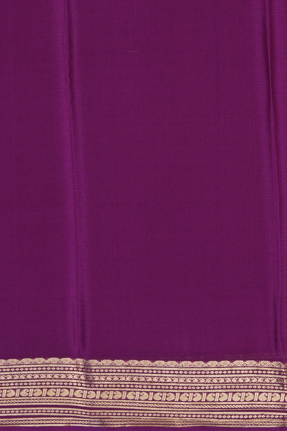 Image of Coral Peach Crepe Silk Saree