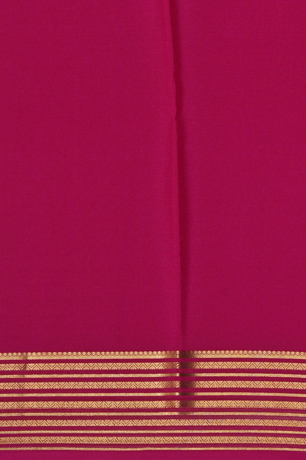 Image of Yellow Crepe Silk Saree