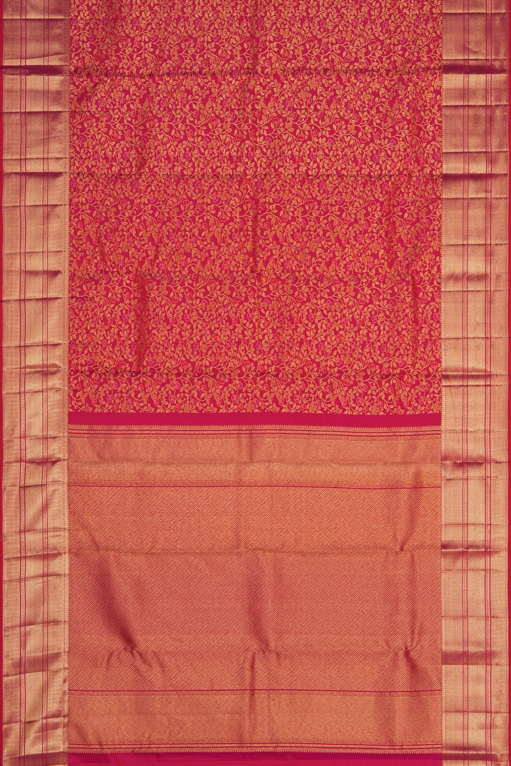 Image of Pink Kanchipattu Brocade Saree