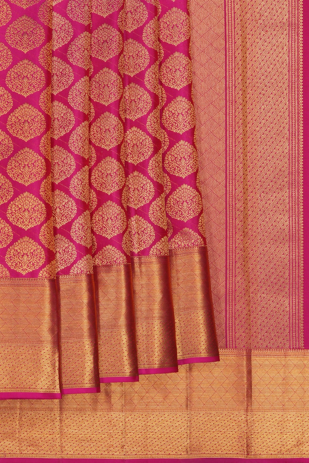Image of Pink Kanchipattu Brocade Saree