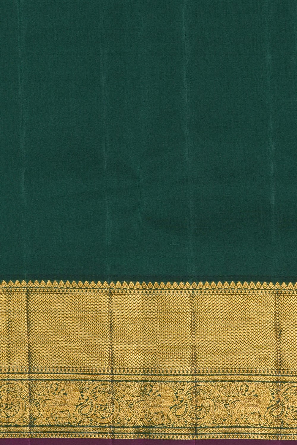 Image of Green Kanchipattu Brocade Saree