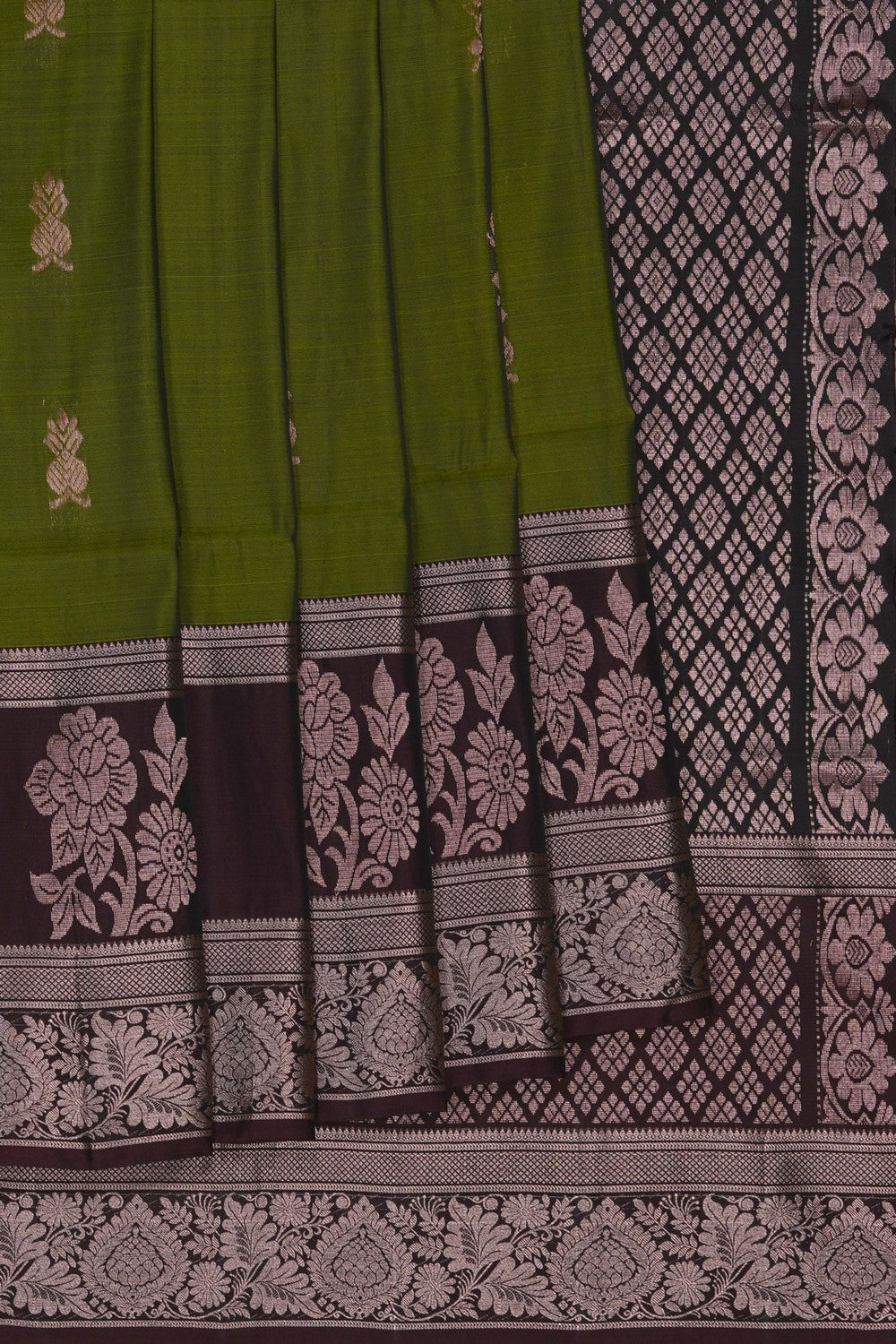 Image of Green South Silk Saree