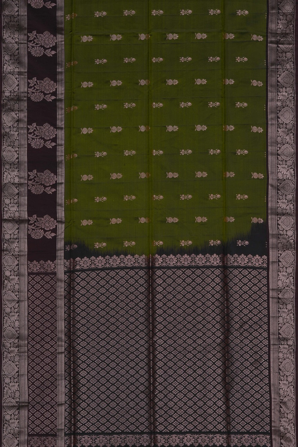 Image of Green South Silk Saree