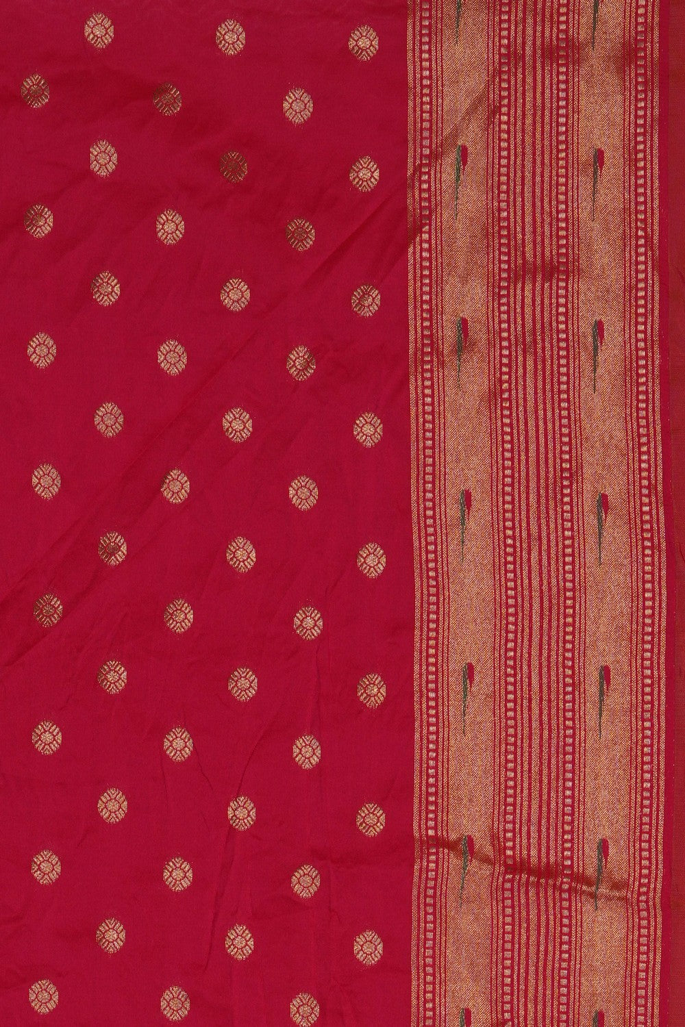 Image of Paithani Fusion Bandhani Saree