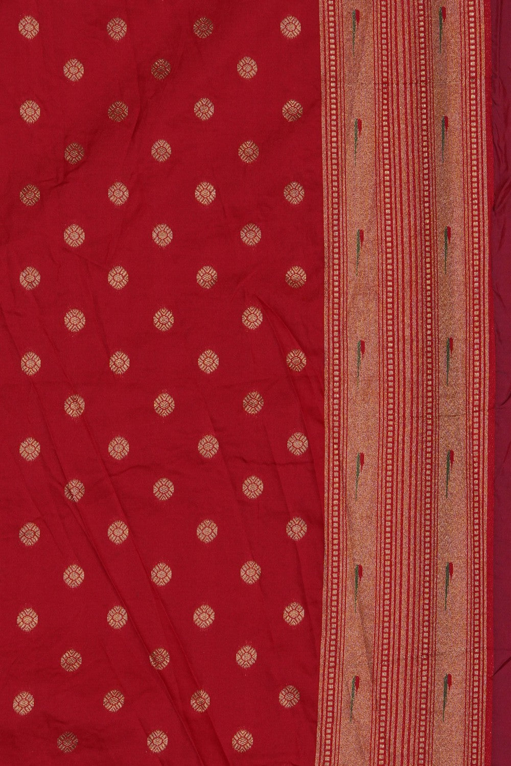 Image of Paithani Fusion Bandhani Saree