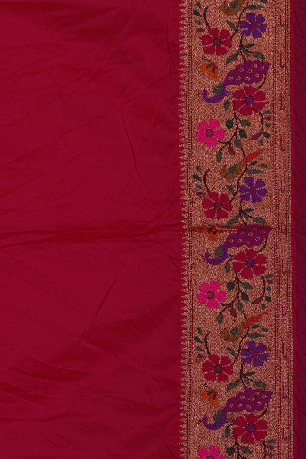 Image of Paithani Fusion Bandhani Saree