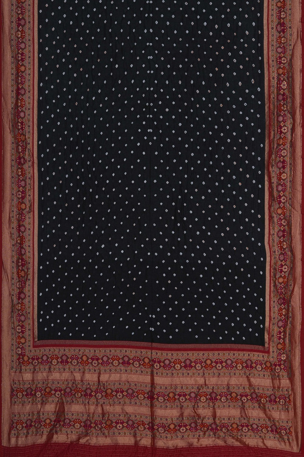 Image of A Fusion Bandhani Saree