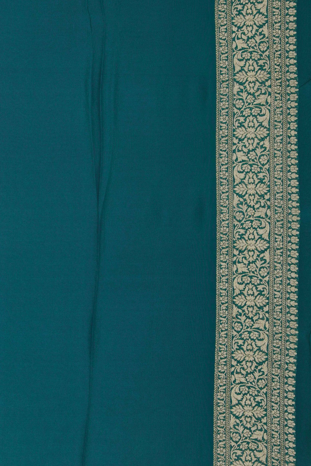 Image of Blue Banarasi Georgette Saree
