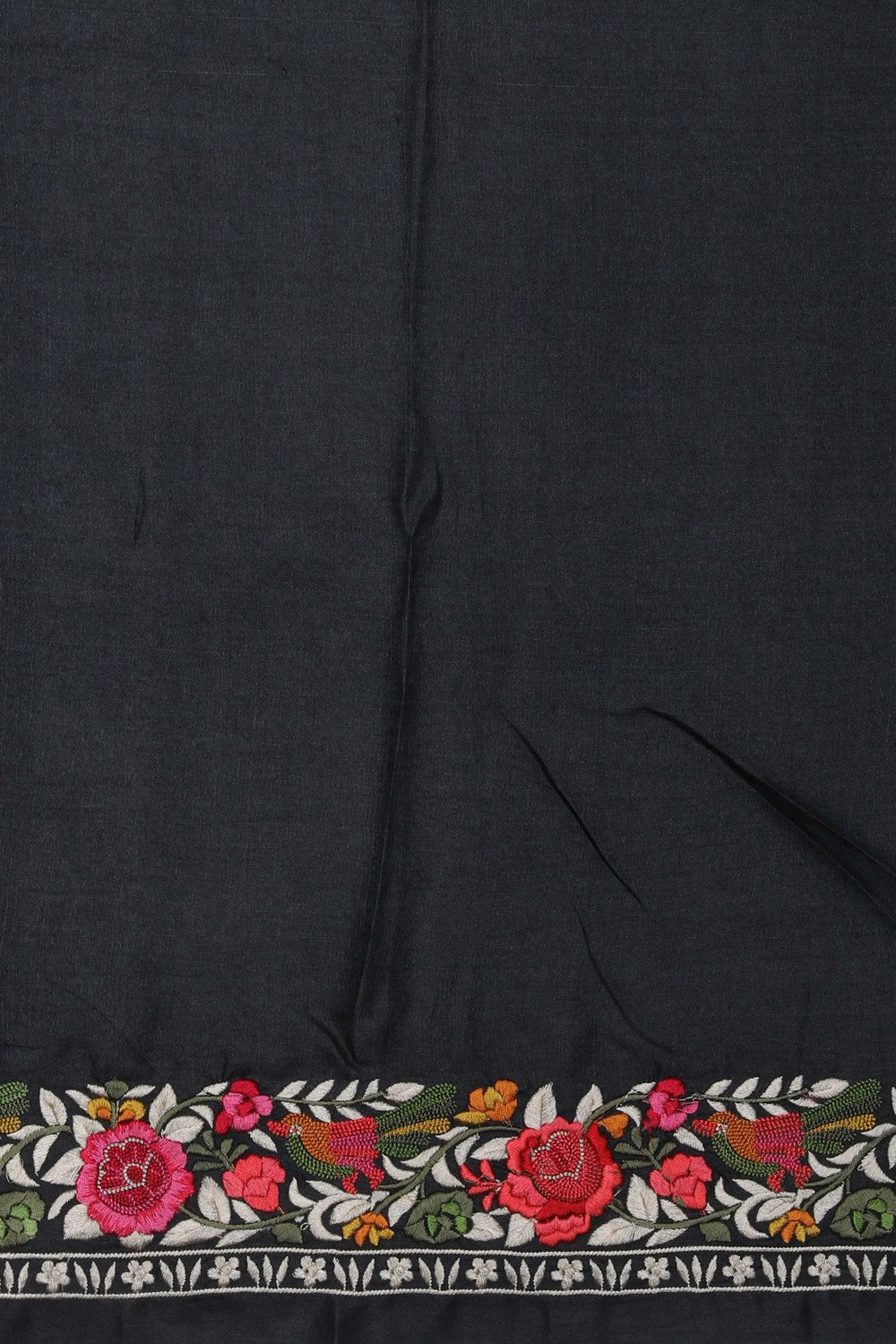 Image of Black Embroidery Saree