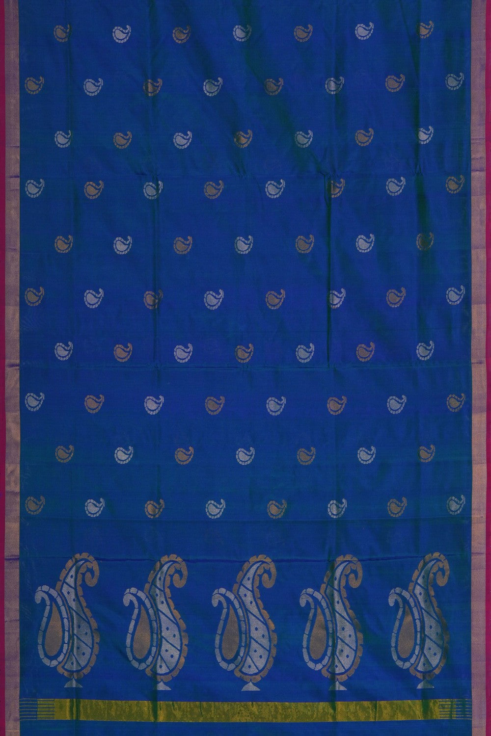 Image of Blue Uppada Silk Saree
