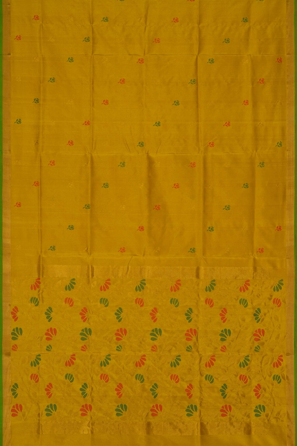 Image of Yellow Uppada Silk Saree