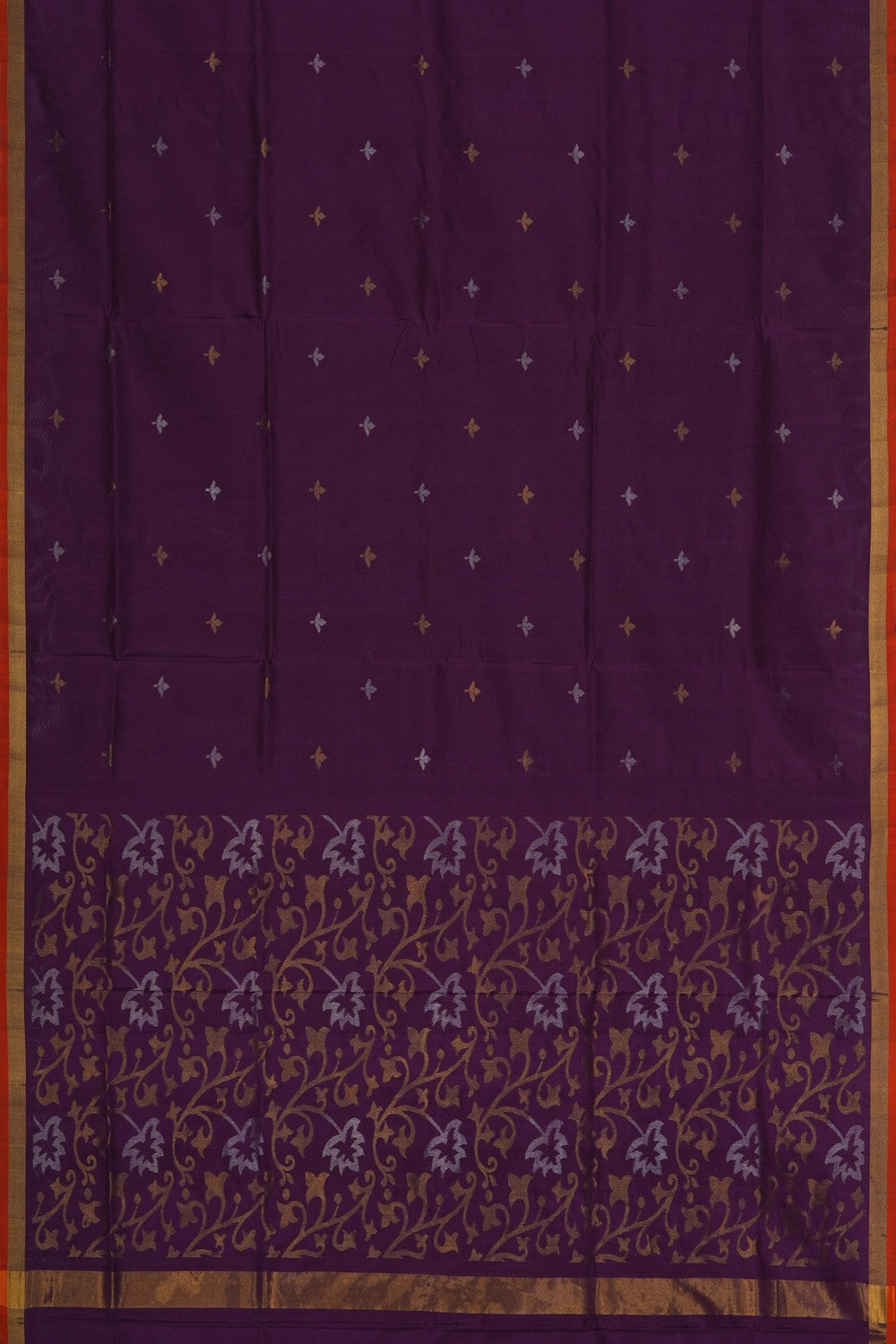 Image of Violet Uppada Silk Saree