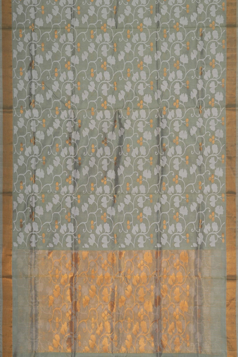 Image of Sage Green Uppada Saree