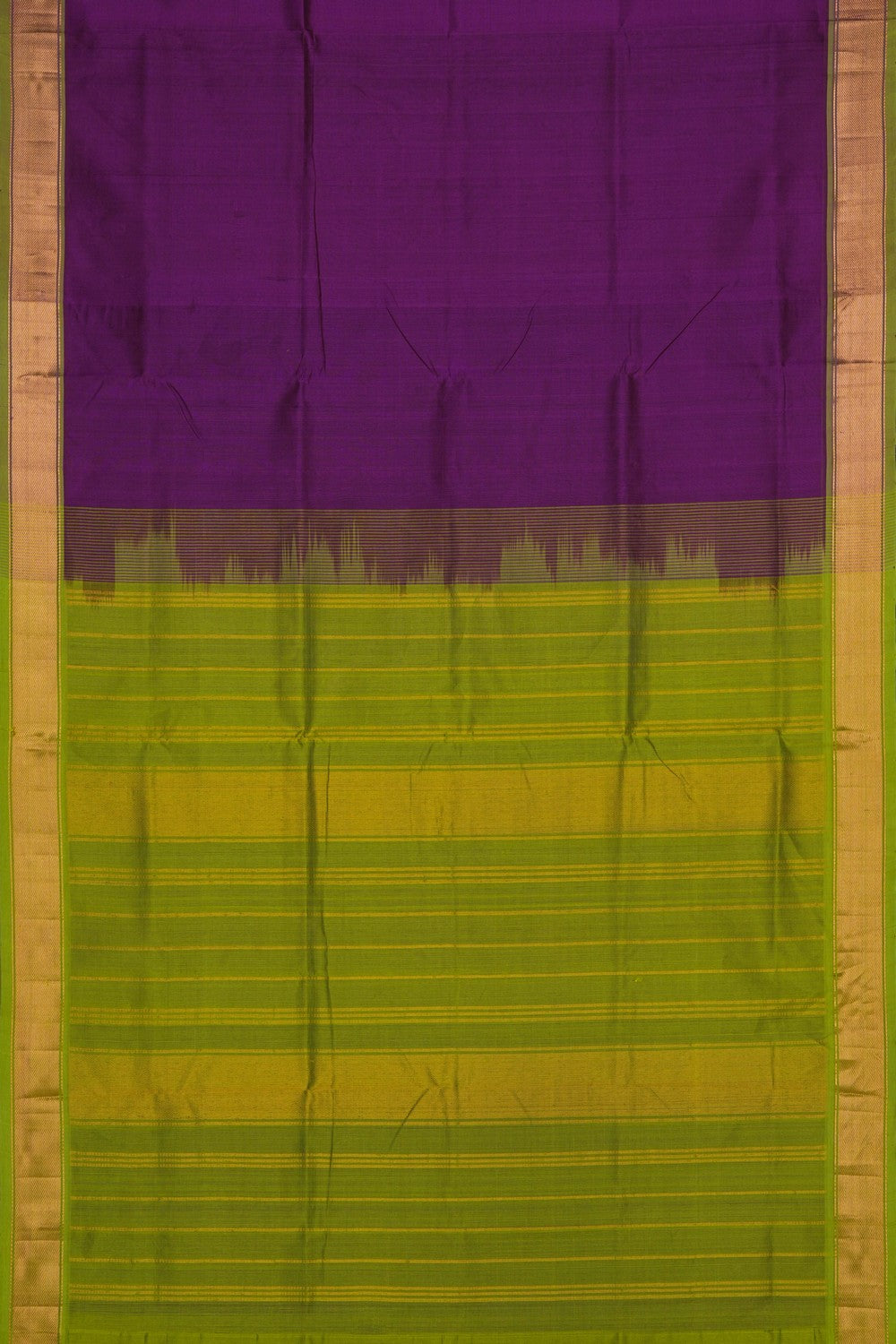 Image of Violet South Silk Cotton Saree
