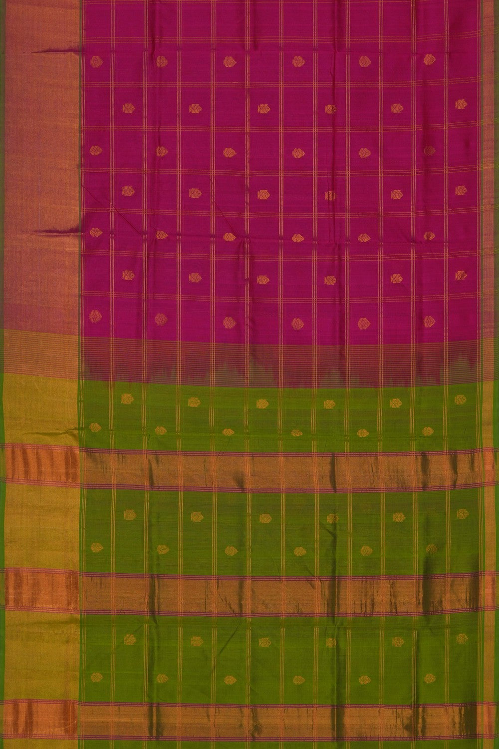 Image of Pink South Silk Cotton Saree