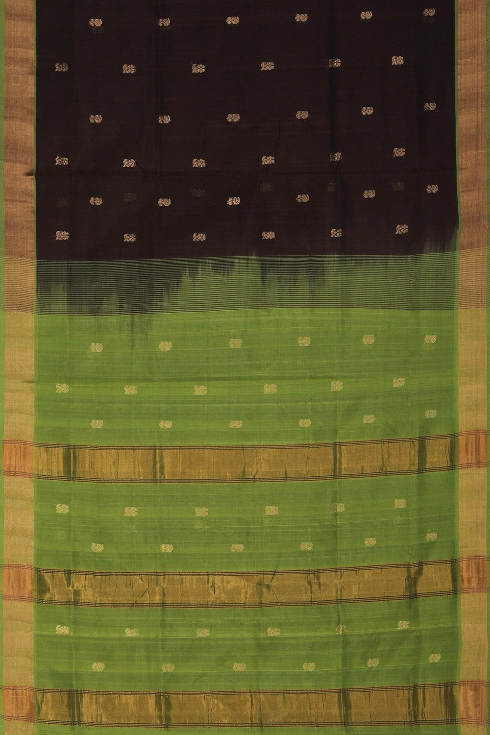 Image of Brown South Silk Cotton Saree
