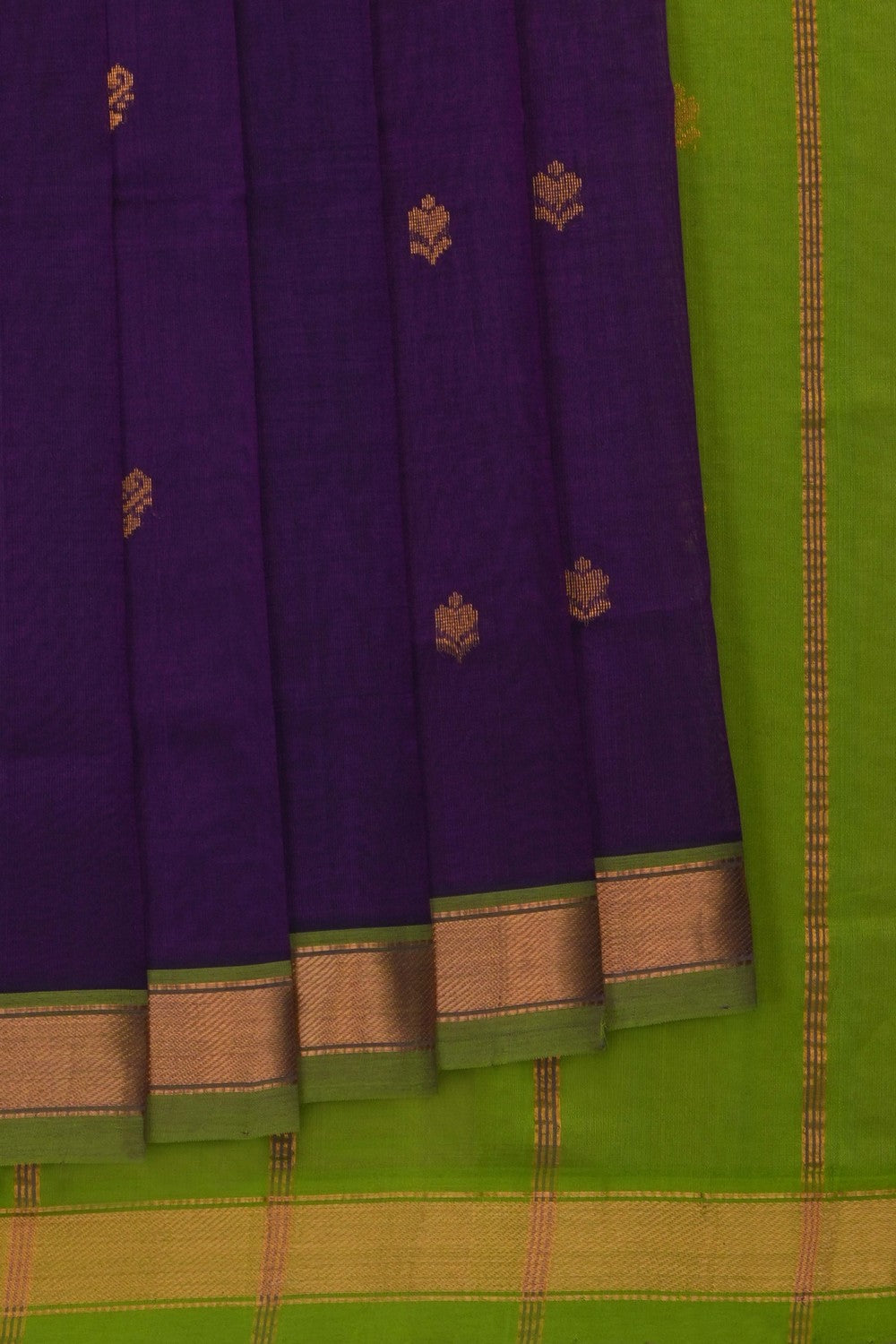 Image of Violet South Silk Cotton Saree