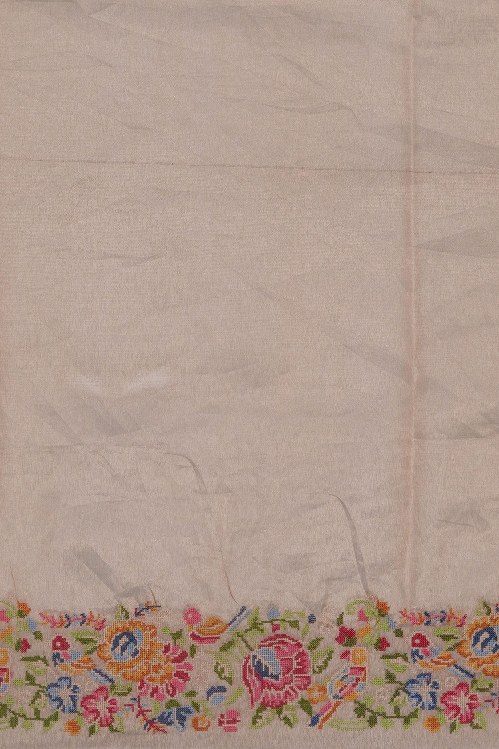 Image of A Gorgeous Silver Embroidery Saree