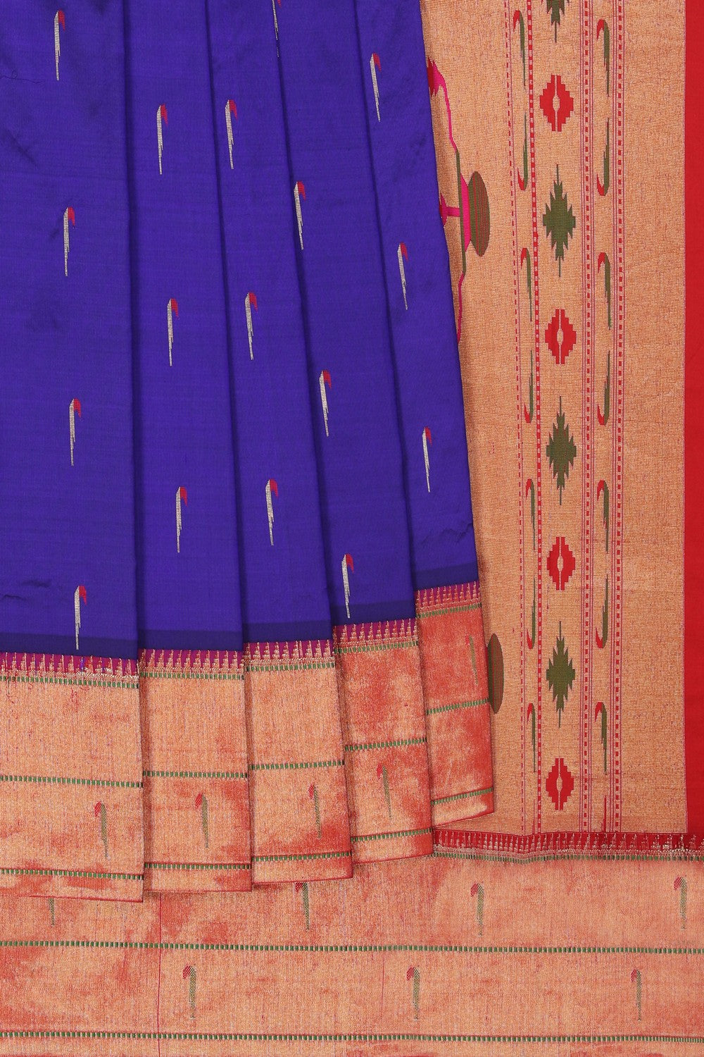 Image of Purple Paithani Silk Saree
