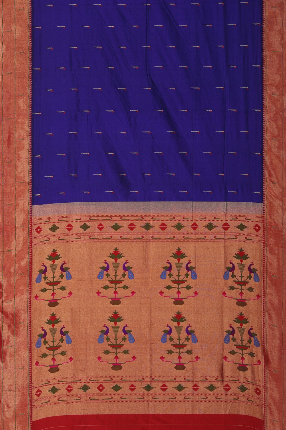 Image of Purple Paithani Silk Saree