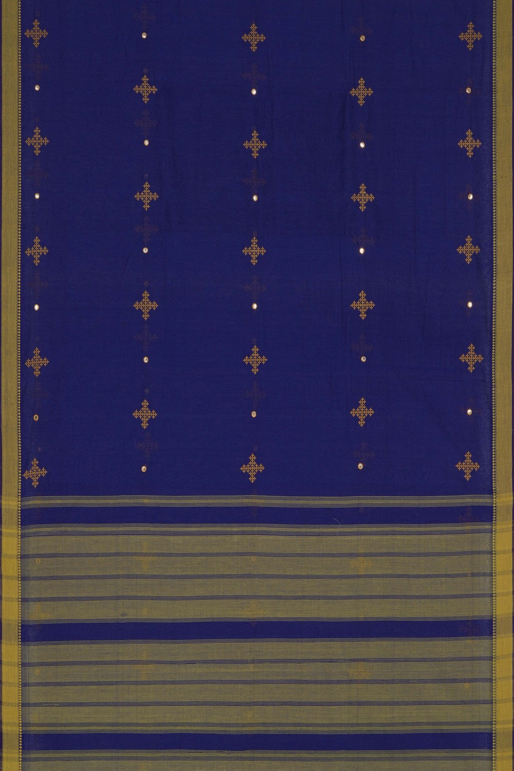 Image of Kutch Work Mangalgiri Cotton Saree