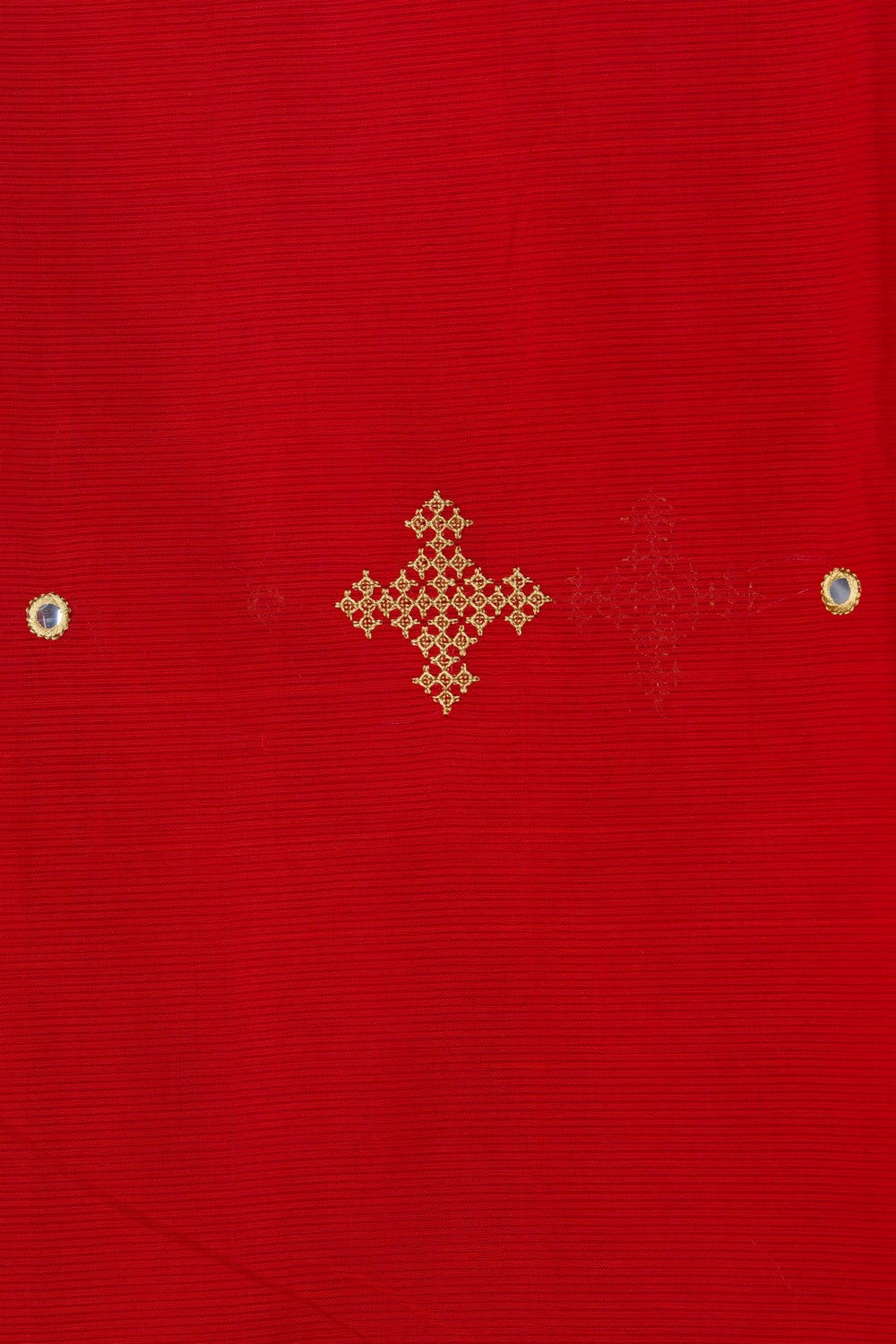 Image of Kutch Work Mangalgiri Cotton Saree