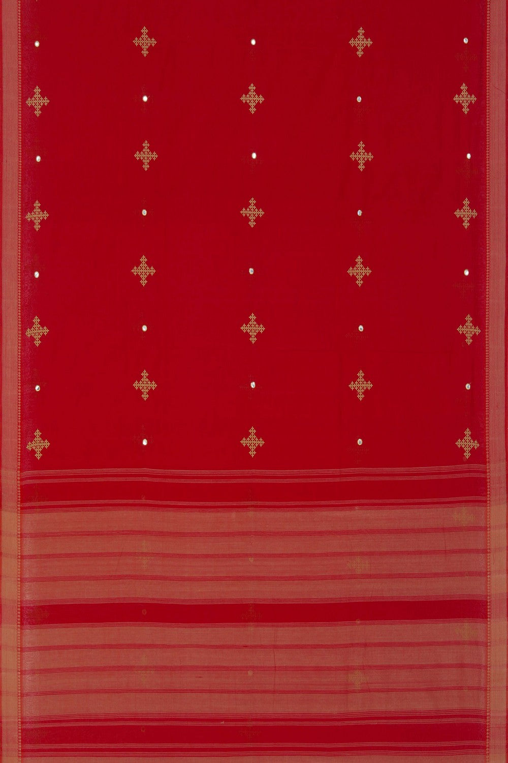 Image of Kutch Work Mangalgiri Cotton Saree
