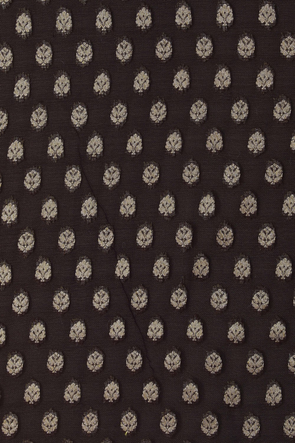 Image of Brown Banarasi Georgette Saree