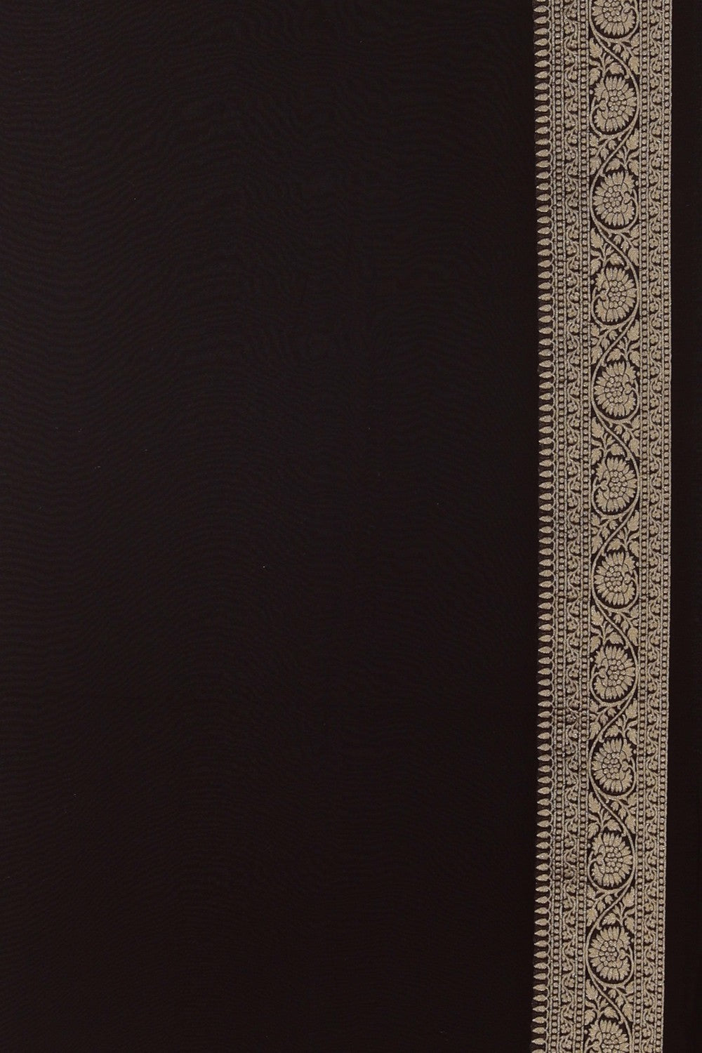 Image of Brown Banarasi Georgette Saree
