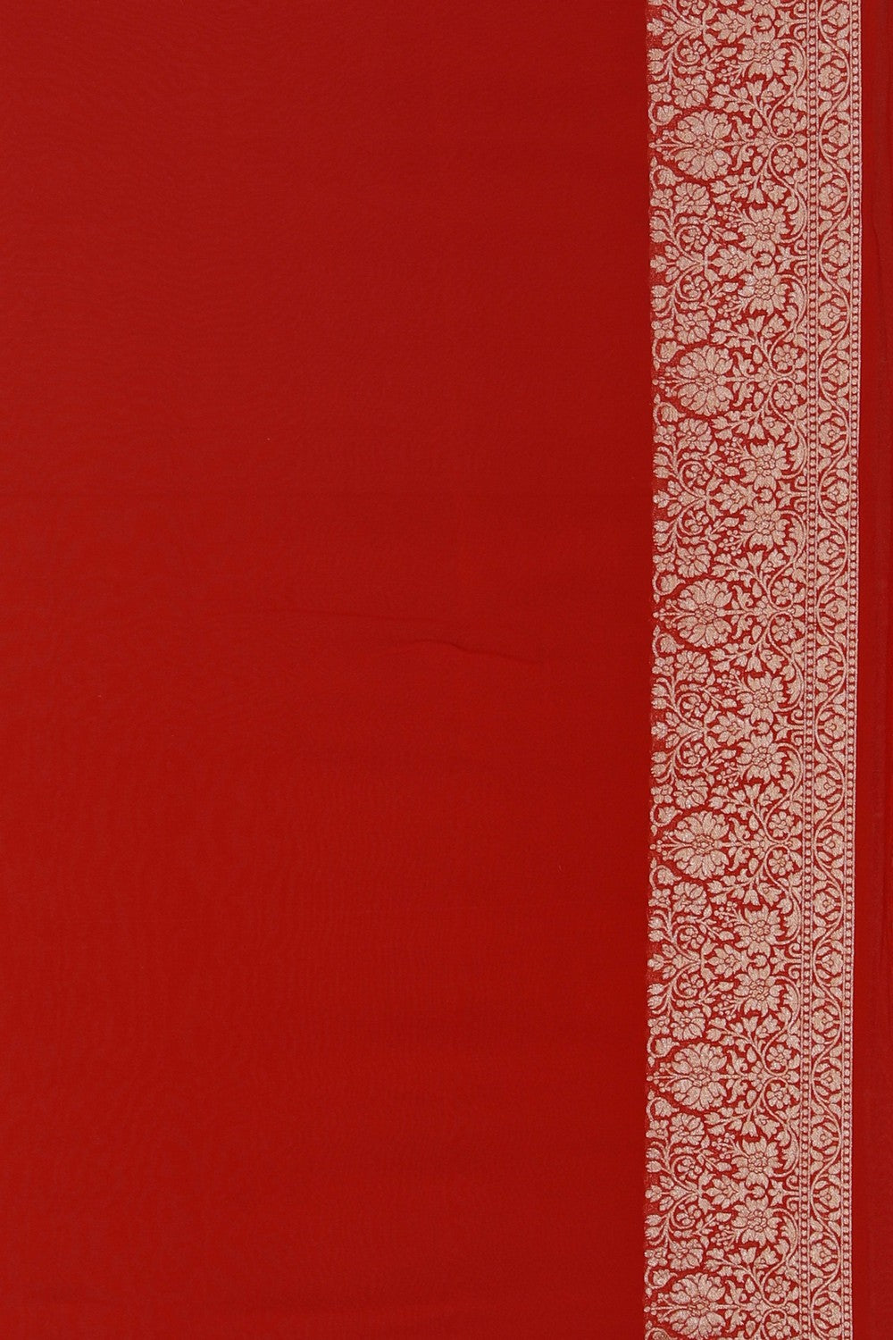 Image of Red Banarasi Georgette Saree