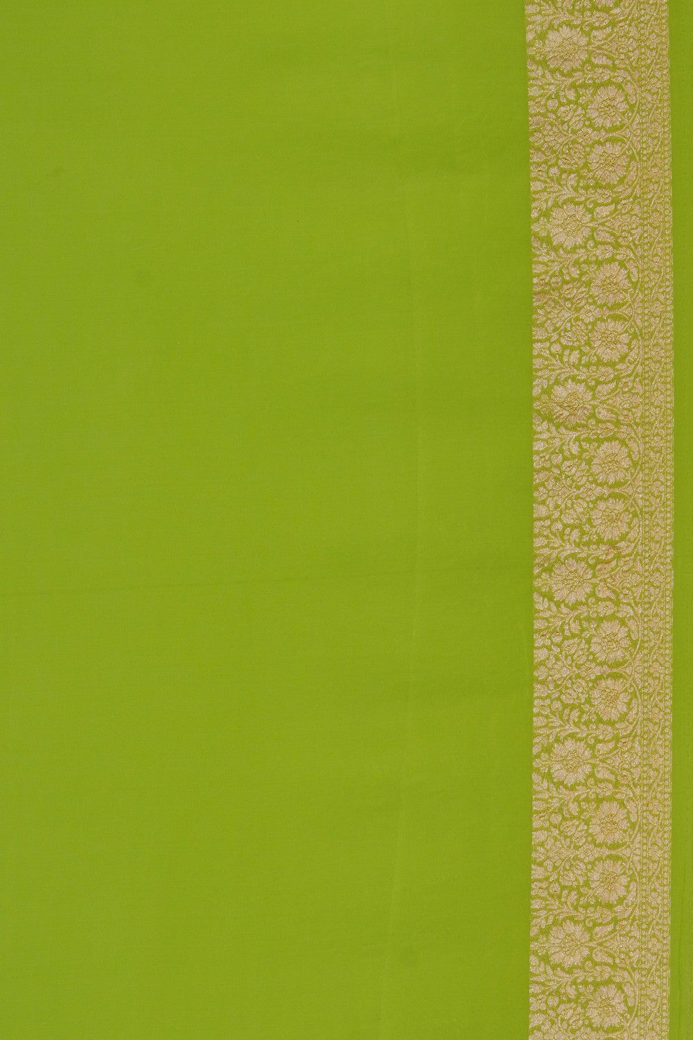 Image of Green Banarasi Georgette Saree