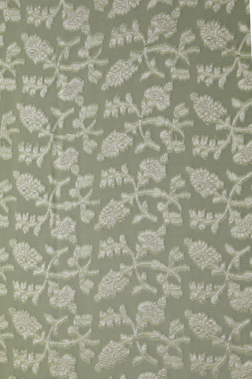 Image of Mint Green Banarasi Georgette Saree
