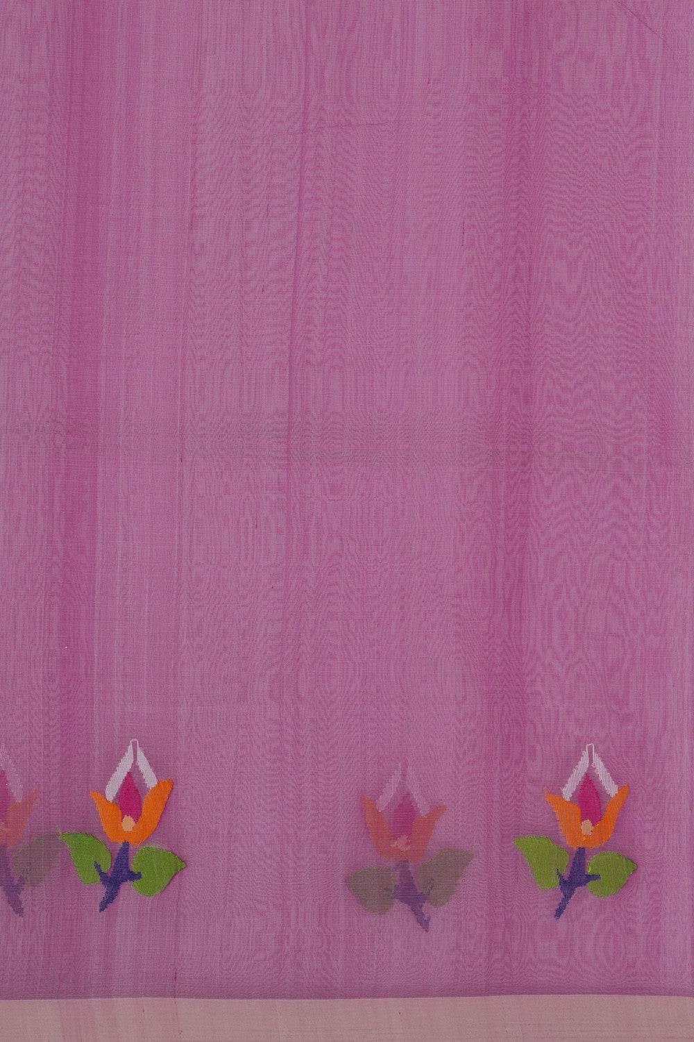 Image of Lavender Purple Kora Saree