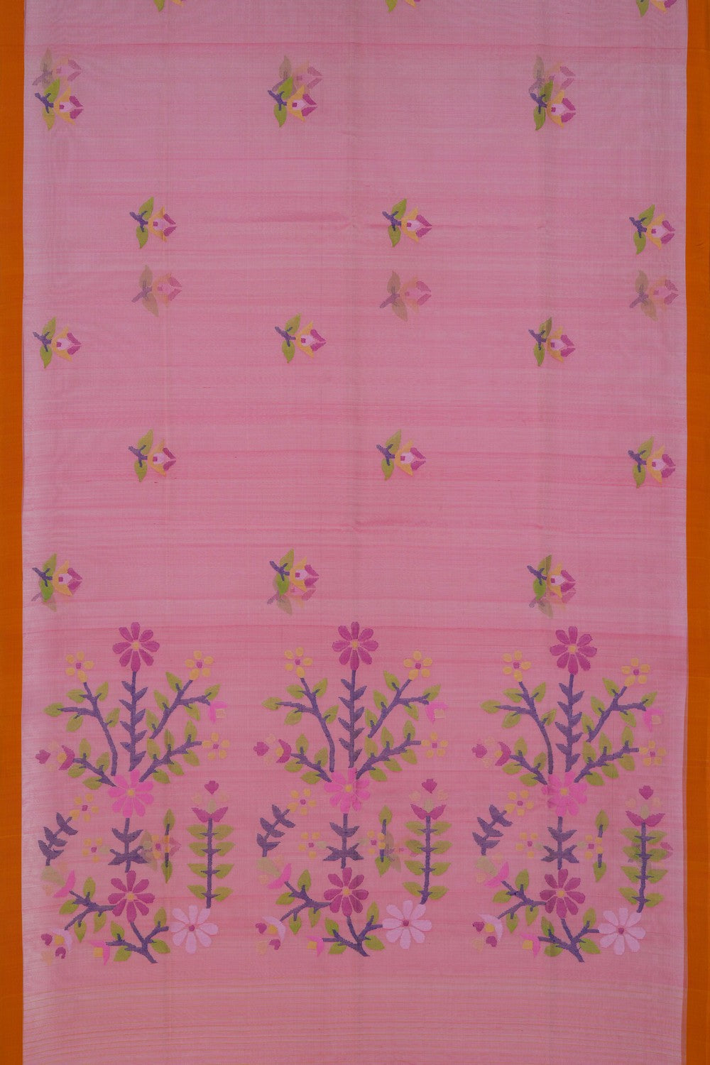 Image of Pink Kora Saree